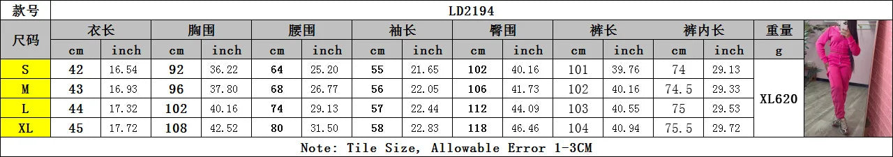 Hooded Warmup Long Sleeved Two- Piece Pants Suit