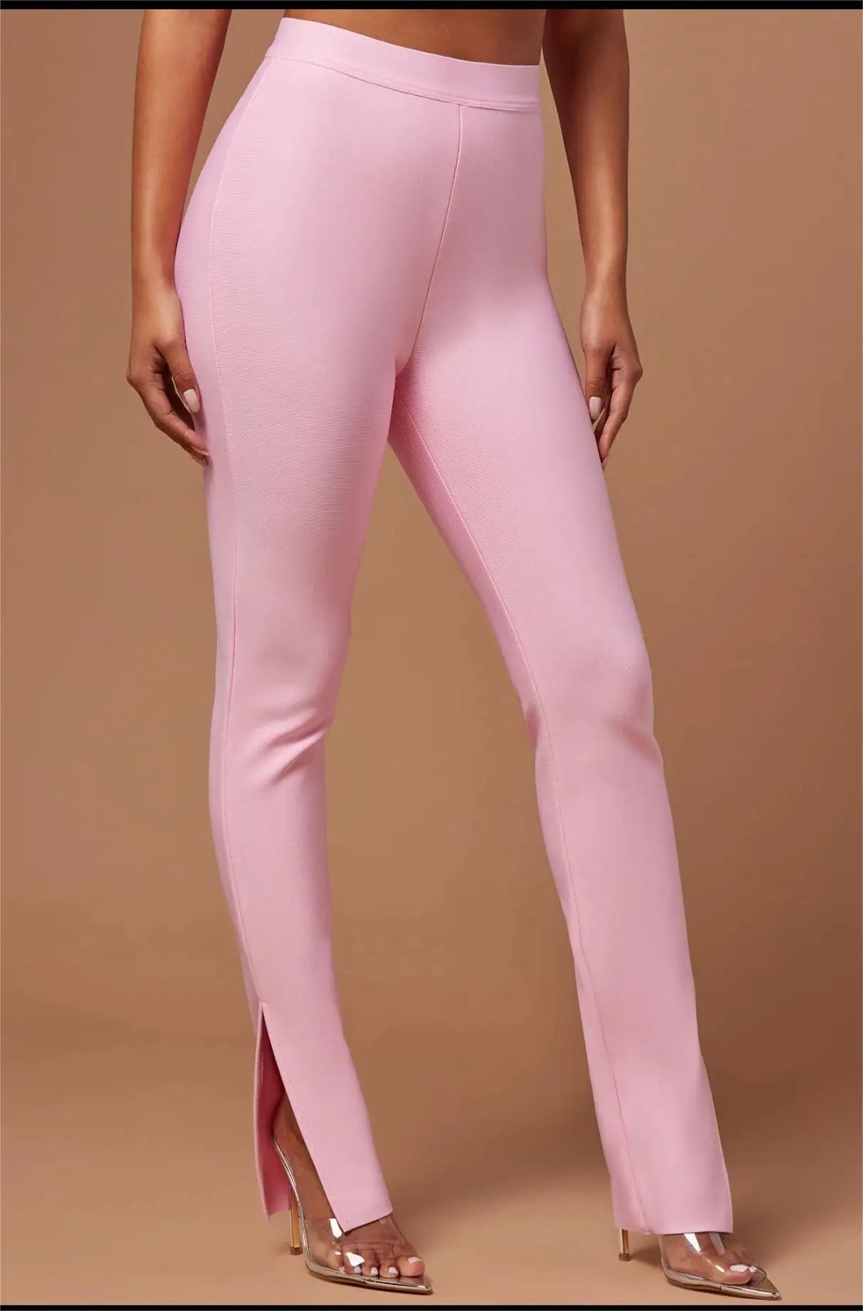 2023 New Fashion Pink Color Women Party Set